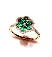 Ringe Giorgio Visconti Dame in Gelbgold Smeraldo 98298990